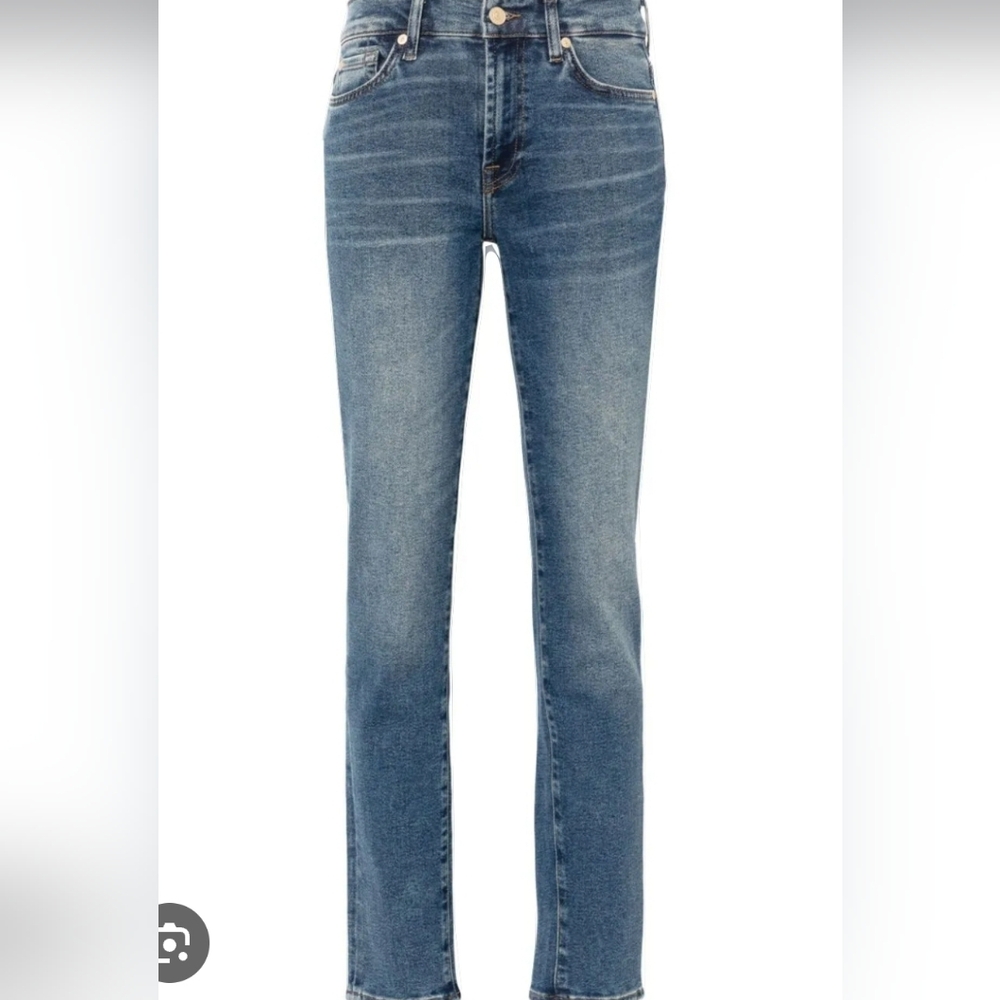 7 For All Mankind Distressed THE SKINNY Jeans - Picture 9 of 9